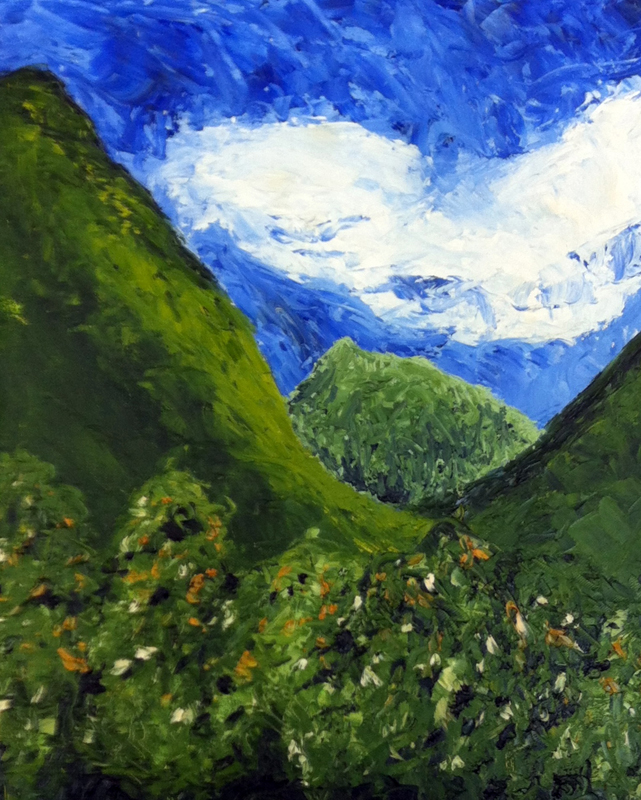 Iao Valley Painting 2